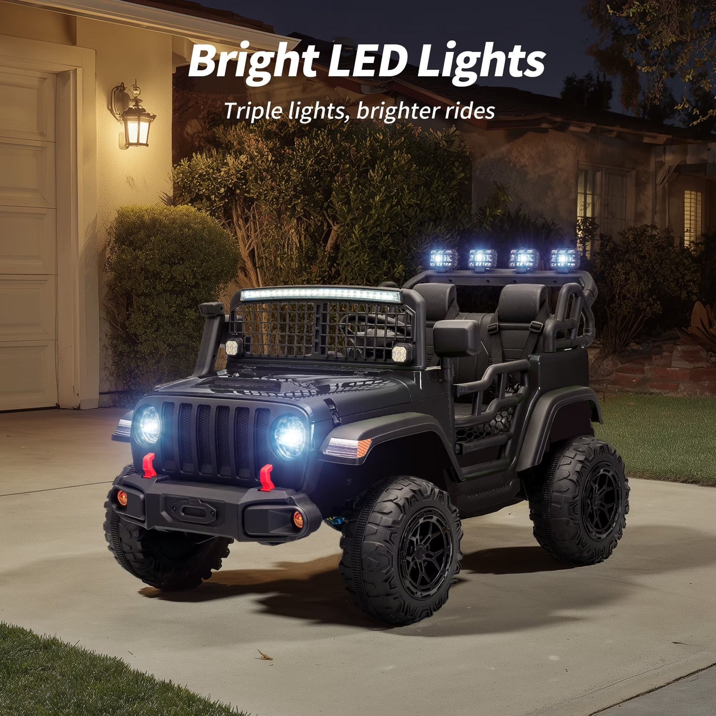 12V 7Ah Kids Ride on Truck - Remote, Bluetooth