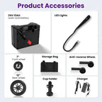 Electric Wheelchair for Adults, 360W Dual Motor with 15-Mile Range