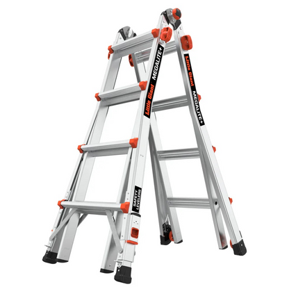 Load Capacity Telescoping Multi-Position Ladder