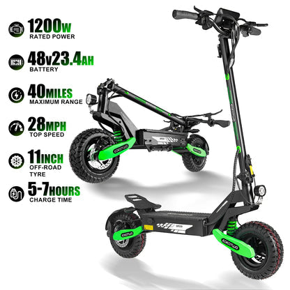 1200W Long Range Adult Electric Scooter