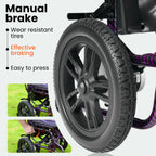 Electric Wheelchair for Adults, 360W Dual Motor with 15-Mile Range